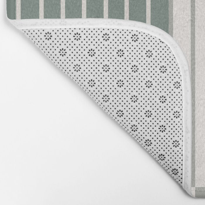 Color Block Line Abstract LXXX Bath Mat Gallery Image 2