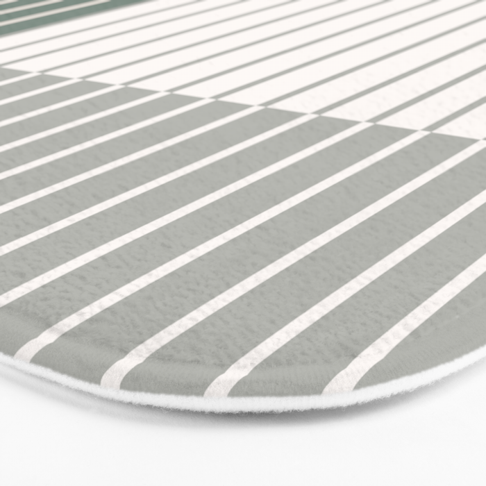 Color Block Line Abstract LXXX Bath Mat Gallery Image 3