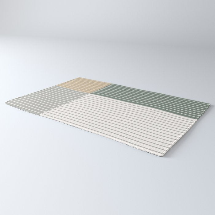 Color Block Line Abstract LXXX Rug Gallery Image 3