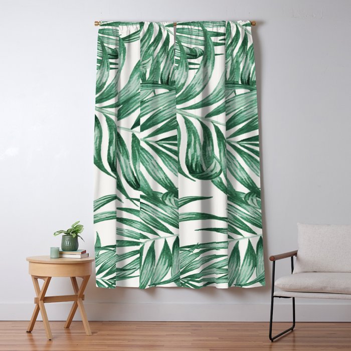 Palm Leaves Window Curtain Gallery Image 5