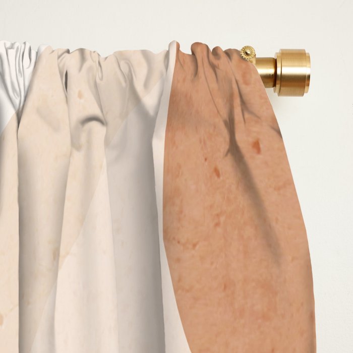 Abstract Art Tropical Leaves 21 Window Curtain Gallery Image 2