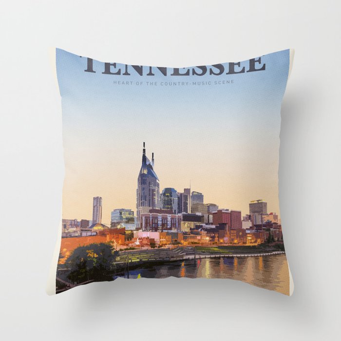 Visit Tennesse Throw Pillow Gallery Image 6