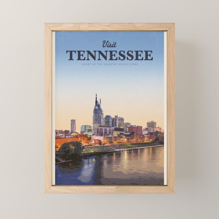 Visit Tennesse Mini Art Print Gallery Image 1