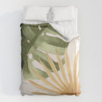 Abstract Art Tropical Leaves 22 Duvet Cover Gallery Image 6