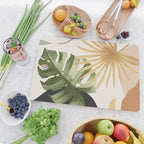 Abstract Art Tropical Leaves 22 Cutting Board Gallery Image 2