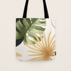 Abstract Art Tropical Leaves 22 Tote Bag Gallery Image 1
