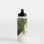 Abstract Art Tropical Leaves 22 Water Bottle Gallery Image 3