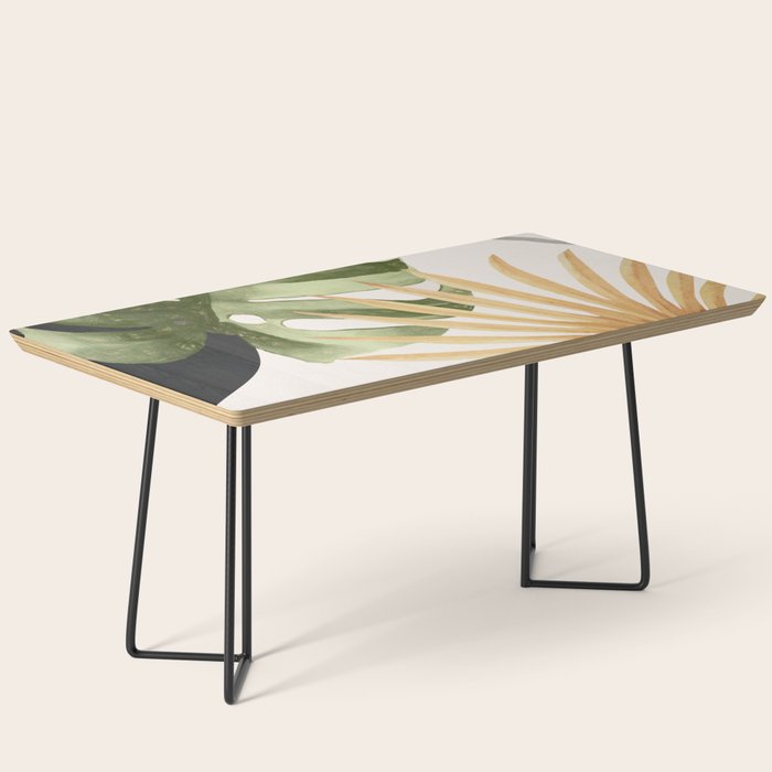 Abstract Art Tropical Leaves 22 Coffee Table Gallery Image 1
