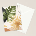 Abstract Art Tropical Leaves 22 Stationery Card Gallery Image 2