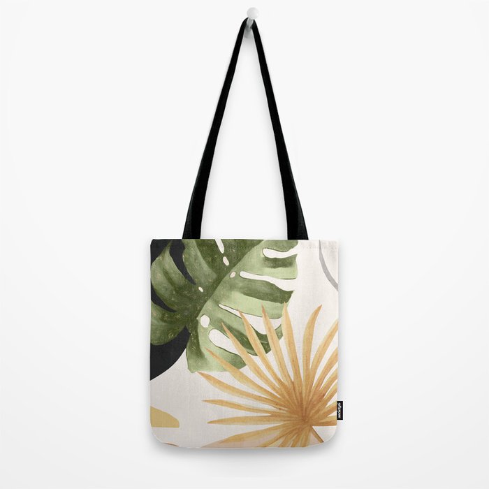 Abstract Art Tropical Leaves 22 Tote Bag Gallery Image 2