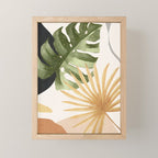 Abstract Art Tropical Leaves 22 Mini Art Print Gallery Image 1