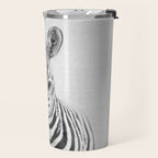 Baby Zebra - Black & White Travel Mug Gallery Image 2