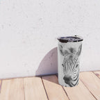 Baby Zebra - Black & White Travel Mug Gallery Image 4