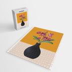 Flowers in Black Vase 2 Jigsaw Puzzle Gallery Image 2