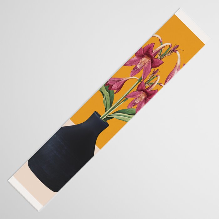 Flowers in Black Vase 2 Table Runner Gallery Image 3