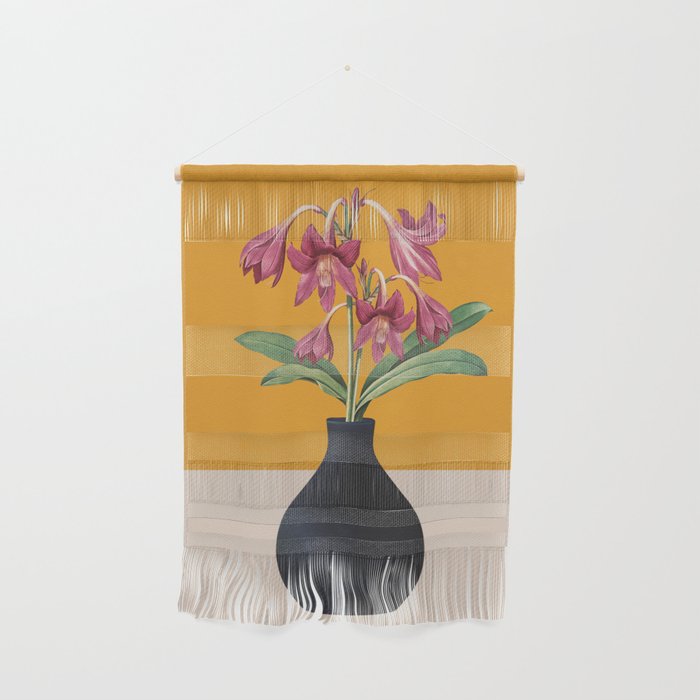 Flowers in Black Vase 2 Wall Hanging Gallery Image 1