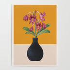 Flowers in Black Vase 2 Poster Gallery Image 4