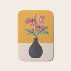 Flowers in Black Vase 2 Bath Mat Gallery Image 1