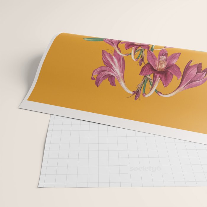 Flowers in Black Vase 2 Wrapping Paper Gallery Image 2