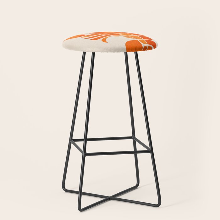 Abstract Lobster in Orange Stool Gallery Image 1