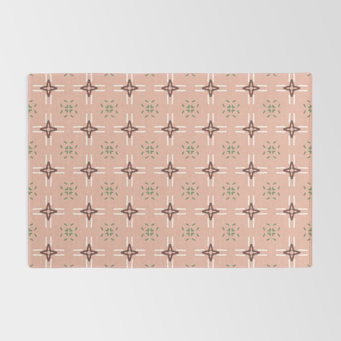 Crossroads Geometric Peach Multi Rug Gallery Image 2