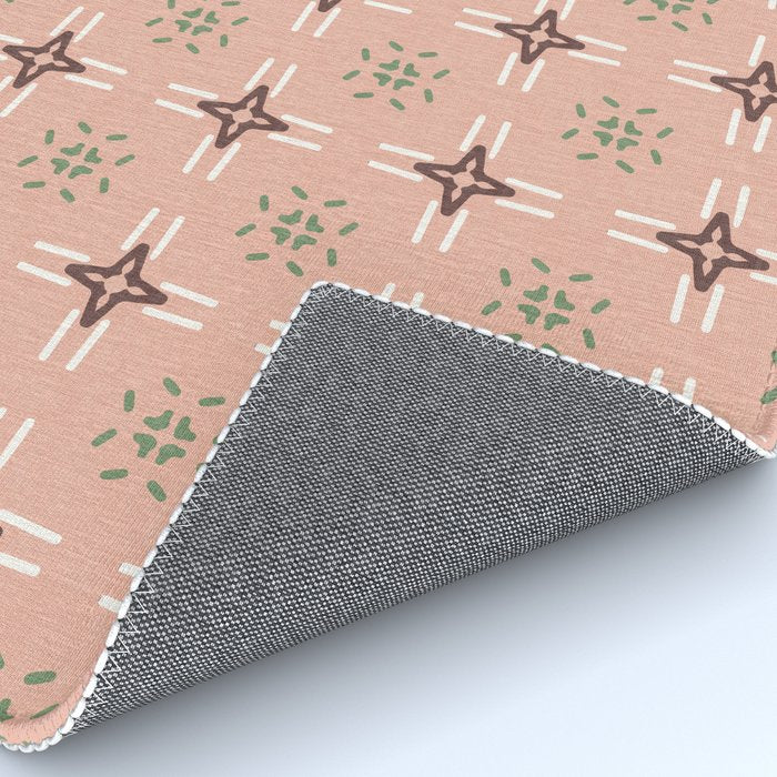 Crossroads Geometric Peach Multi Rug Gallery Image 4