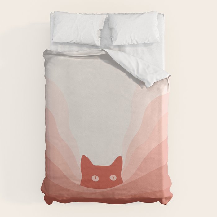 Cat Landscape 78 Duvet Cover Gallery Image 1