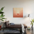 Cat Landscape 78 Wood Wall Art Gallery Image 2