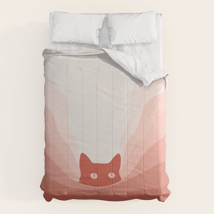 Cat Landscape 78 Comforter Gallery Image 6