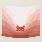 Cat Landscape 78 Wall Tapestry Gallery Image 4
