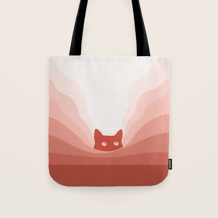 Cat Landscape 78 Tote Bag Gallery Image 1
