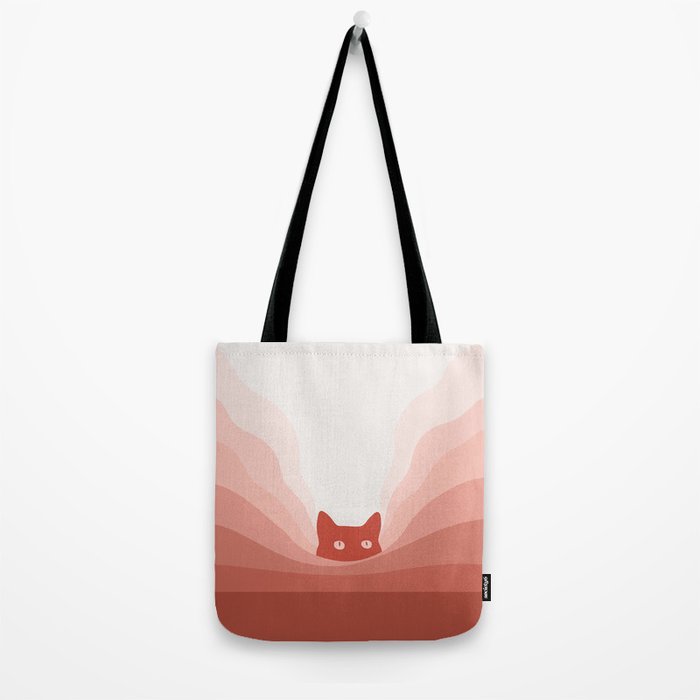 Cat Landscape 78 Tote Bag Gallery Image 2