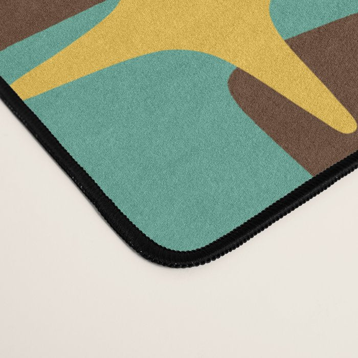 Retro Mid Century Modern Abstract Pattern 222 Desk Mat Gallery Image 4
