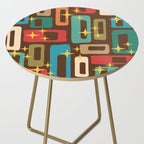 Retro Mid Century Modern Abstract Pattern 222 Side Table Gallery Image 2