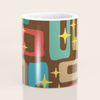 Retro Mid Century Modern Abstract Pattern 222 Coffee Mug Gallery Image 4