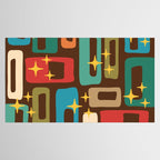 Retro Mid Century Modern Abstract Pattern 222 Tablecloth Gallery Image 2
