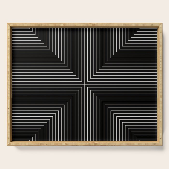 Angular Lines IX Serving Tray Gallery Image 1