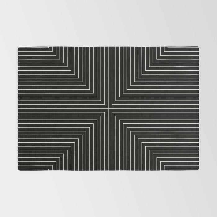 Angular Lines IX Rug Gallery Image 2