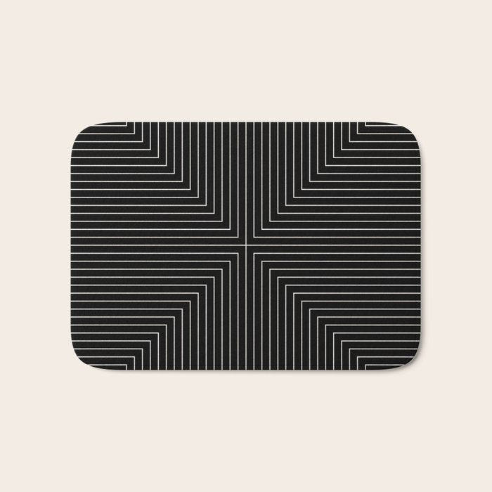 Angular Lines IX Bath Mat Gallery Image 1