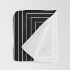 Angular Lines IX Throw Blanket Gallery Image 3