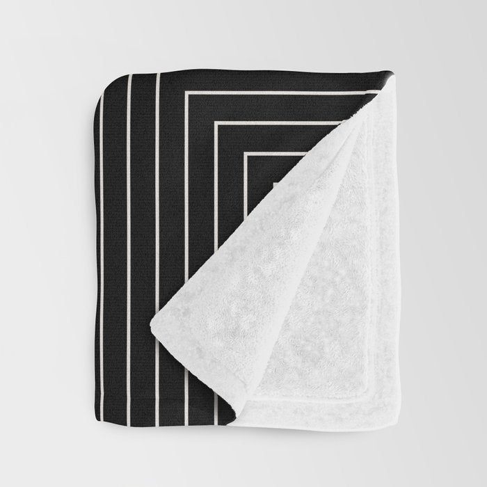 Angular Lines IX Throw Blanket Gallery Image 3