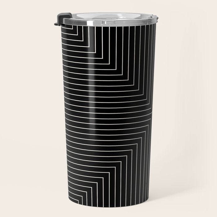 Angular Lines IX Travel Mug Gallery Image 3