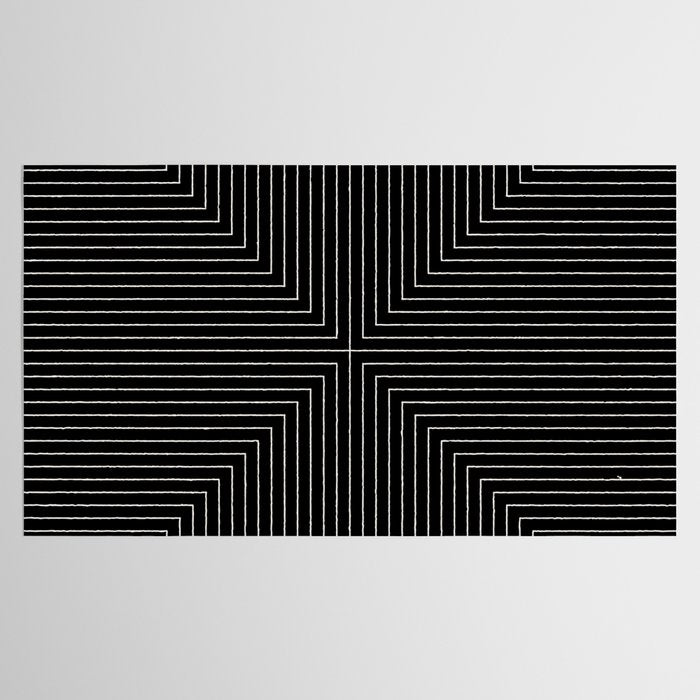 Angular Lines IX Tablecloth Gallery Image 2