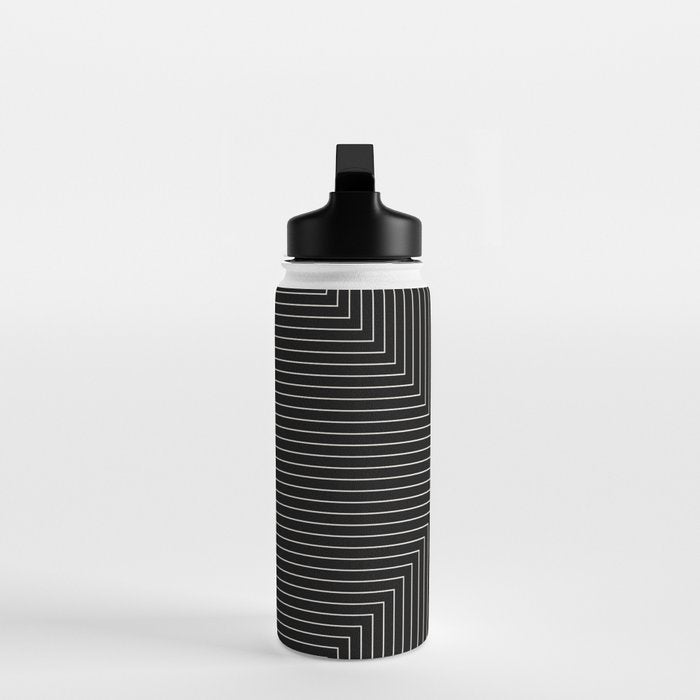Angular Lines IX Water Bottle Gallery Image 3