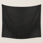 Angular Lines IX Wall Tapestry Gallery Image 4