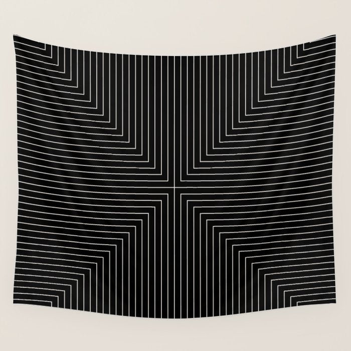 Angular Lines IX Wall Tapestry Gallery Image 4