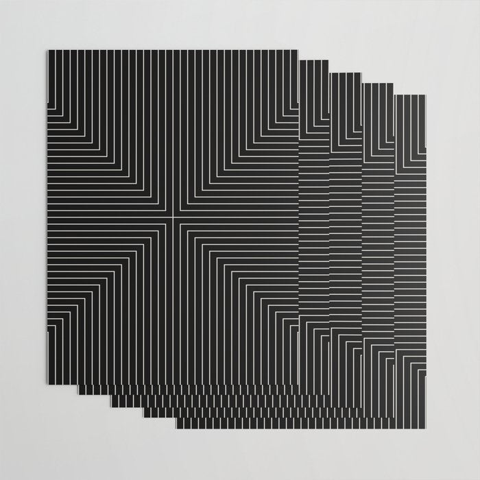 Angular Lines IX Wrapping Paper Gallery Image 3