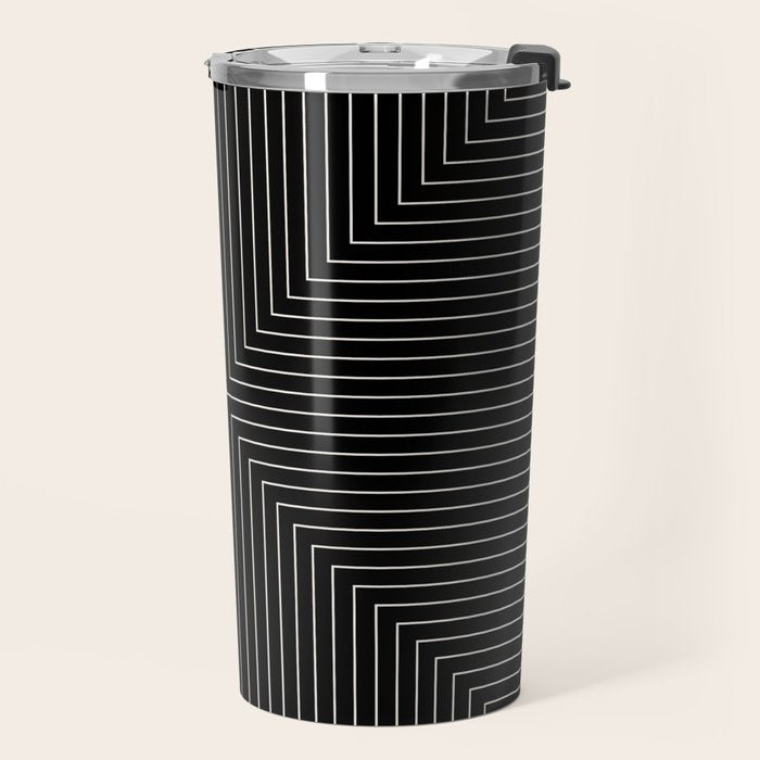 Angular Lines IX Travel Mug Gallery Image 2