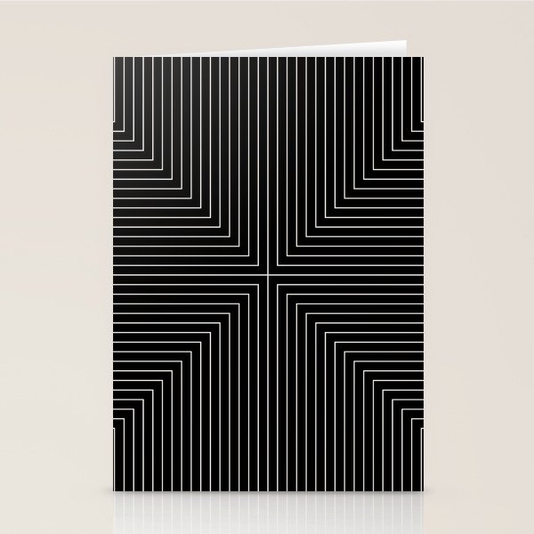 Angular Lines IX Stationery Card Gallery Image 1
