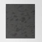 Angular Lines IX Throw Blanket Gallery Image 2